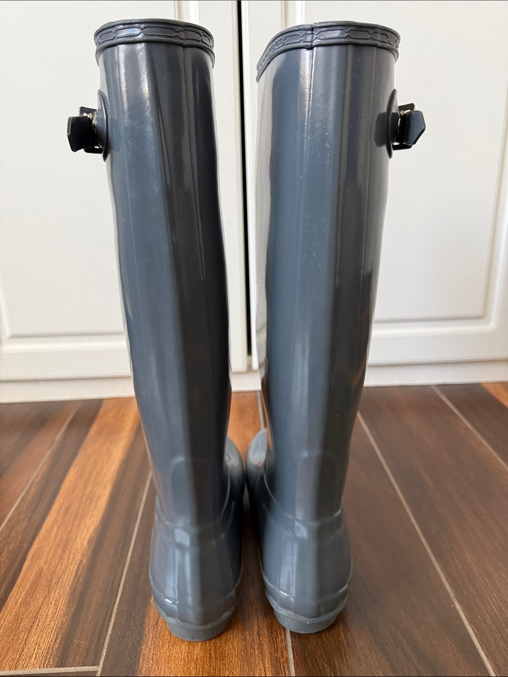 Hunter Tall Gloss Rain Boot Size 8 - Picture 2 of 8